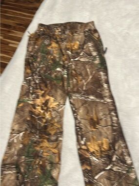 Cabela's Men's Woodland Camo Sweatpants in Brown, Green